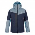 Salewa Winter Jacket Sella Responsive 3-Layer (waterproof, windproof, abrasion-resistant) navy blue Men