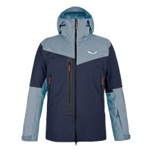 Salewa Winter Jacket Sella Responsive 3-Layer (waterproof, windproof, abrasion-resistant) navy blue Men