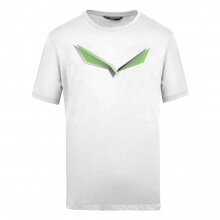 Salewa Tshirt Graphic Dry white Men