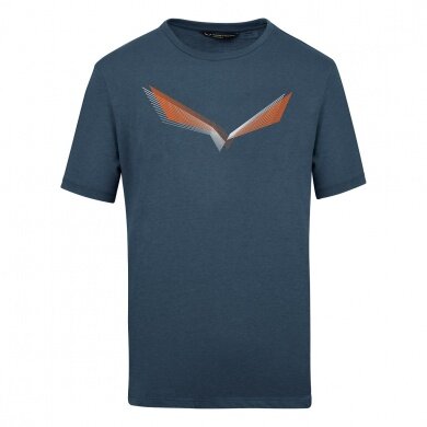 Salewa Tshirt Graphic Dry navy Men