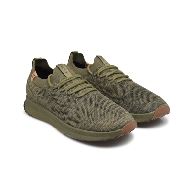 Saola Sneaker Tsavo 2.0 Waterproof (knitted upper, waterproof) olive green men's