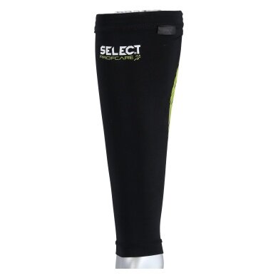 Select Calf Compression Warmers black/lime 2-pack Men