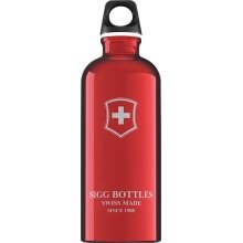 SIGG Drinking Bottle Swiss Emblem 600ml red