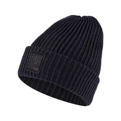 super natural Winter hat Julie Beanie (Merino wool, ideal thermoregulation) black - 1 piece