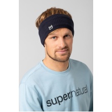 super natural Headband Riffler (comfortable fit with Merino wool) dark blue - 1 piece