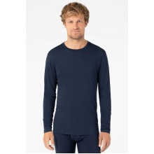 super natural Underwear Long Sleeve Base 230 - Merino Wool - Navy Blue Men