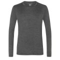 super natural Underwear Long Sleeve Base 230 - Merino Wool - Grey Melange Men