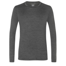 super natural Underwear Long Sleeve Base 230 - Merino Wool - Grey Melange Men