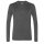 super natural Underwear Long Sleeve Base 230 - Merino Wool - Grey Melange Men