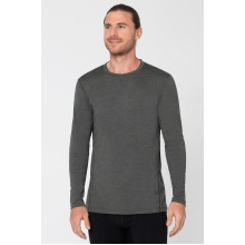 super natural Underwear Long Sleeve Base 230 - Merino Wool - Grey Melange Men