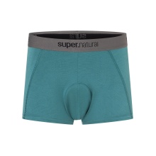 super natural Boxershort Bike Merino Unstoppable Padded (ergonomic seat pad) hydro blue Men