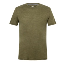 super natural Leisure T-shirt Graphic Paradise - Merino Wool Blend - Olive Green Men