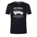 super natural Leisure T-shirt Graphic All Terrain - Merino wool blend - black Men