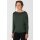 super natural Yoga Long Sleeve Shirt Kula Top (Merino Wool) dark green Women