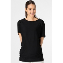 super natural Sport and Leisure Shirt Yoga Loose Tee black Women