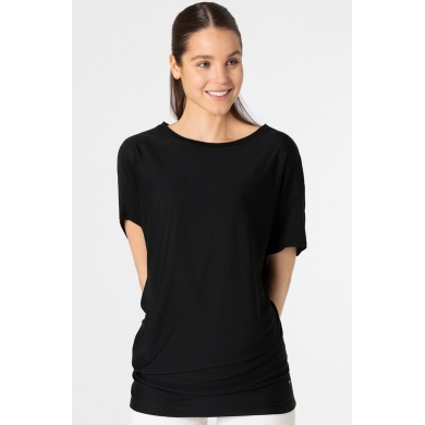 super natural Sport and Leisure Shirt Yoga Loose Tee black Women