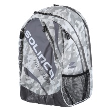 Solinco Backpack Tour Team Camo (Main Compartment, Racket Compartment) White