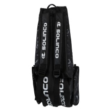 Solinco Racketbag Tour Team Camo (Racket bag, 2 main compartments, thermal compartment) black 6-pack