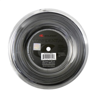 Solinco Tennis String Confidential (Durability+Feel) grey 200m roll