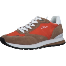 s.Oliver Sneaker 5-13667-20-639 with Soft Foam - Leather - 2023 orange Men