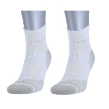 Sympatico Sports Sock Coolmax (Short Sock) white/gray - 2 pairs