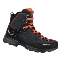 Salewa Hiking Shoes MTN Trainer 2 Mid GTX (Alpine, Suede Leather, Waterproof) Onyx Black Men