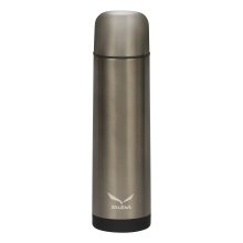 Salewa Thermo Flask Drinking Bottle Thermo Lite 0.75 (Stainless Steel, Lightweight, BPA Free) 750ml Grey