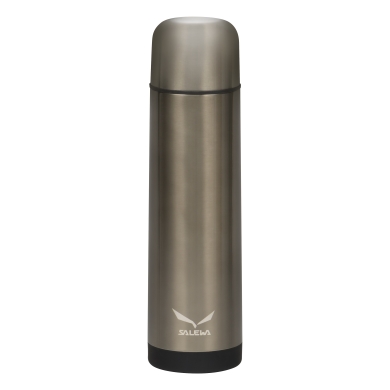 Salewa Thermo Flask Drinking Bottle Thermo Lite 0.75 (Stainless Steel, Lightweight, BPA Free) 750ml Grey