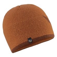 Salewa Wool Hat (Beanie) Ortles Wool (soft, warm, breathable) autumnal orange - 1 piece