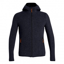 Salewa Hooded Jacket - Hoodie Full Zip Woolen - Navy Blue Men