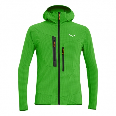 Salewa Functional Jacket Puez 2 Durastretch with Hood Green Men