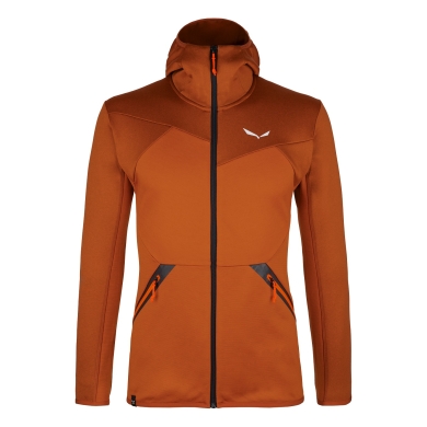 Salewa Trekking Fleece Jacket with Hood Puez Melange Polarlite orange melange Men