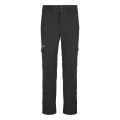 Salewa Softshell Hiking Trousers Talveno 2in1 DST (water-repellent) with Zip-off Legs black Men