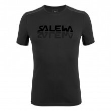 Salewa Outdoor Functional T-shirt Graphic Dry (quick-drying, 2-way stretch) Short Sleeve Black Men