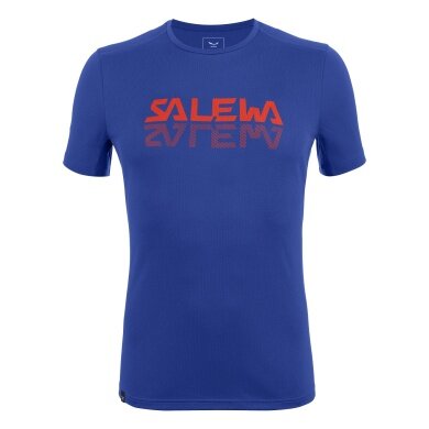 Salewa Outdoor Functional T-shirt Graphic Dry (quick-drying, 2-way stretch) Short Sleeve Electric Blue Men