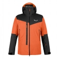 Salewa Winter Jacket Sella Responsive 3-Layer (waterproof, windproof, abrasion-resistant) orange Men