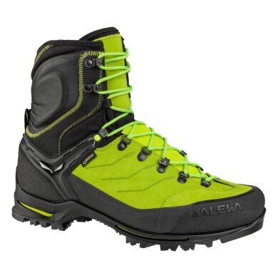 Salewa Hiking Boots Vultur Evo GTX (Mountain Boots, Suede, waterproof) black/lime Men