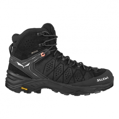 Salewa Hiking Shoes WS Alp Trainer 2 Mid GTX (Alpine, waterproof) black Women