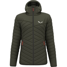 Salewa Down Jacket Brenta (windproof and water-repellent) dark olive green Men