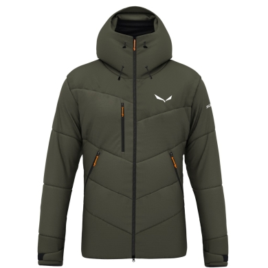 Salewa Down Jacket Ortles Heavy 2 Powertex Extreme (waterproof and windproof) dark olive green Men