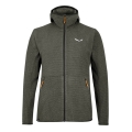 Salewa Fleece Jacket Nuvolo with Hood (warm, breathable) olive green Men