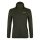 Salewa Trekking Fleece Jacket with Hood Puez Melange Polarlite Olive Green Men