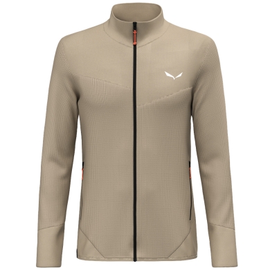 Salewa Fleece Jacket Puez Waffle Hybrid Polarlite (soft, quick-drying) sand brown men's