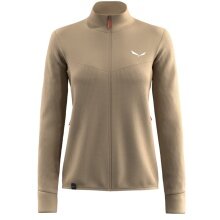 Salewa Fleece Jacket Puez Waffle Hybrid Polarlite (soft, quick-drying) sand brown ladies