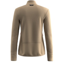 Salewa Fleece Jacket Puez Waffle Hybrid Polarlite (soft, quick-drying) sand brown ladies