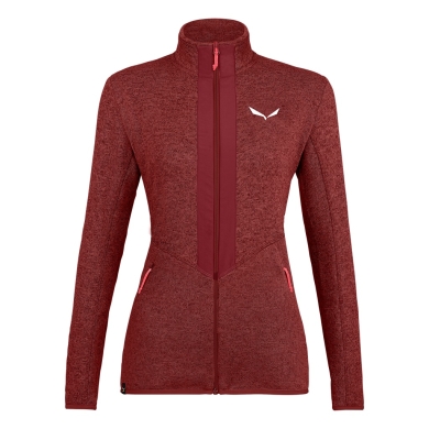 Salewa Fleece Jacket Rocca 2 Polarlite (soft, quick-drying) burgundy ladies