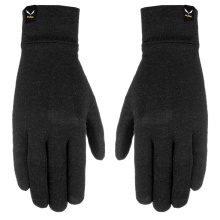 Salewa Liner Glove Ortles Cristallo (warm and breathable) - black