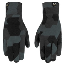 Salewa Liner Glove Ortles Cristallo (warm and breathable) - black/camo