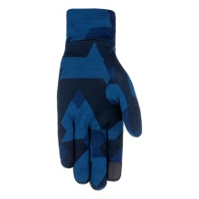 Salewa Liner Glove Ortles Cristallo (warm and breathable) - navy blue/camo