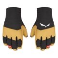 Salewa Ortles TW Gloves with High Dexterity - Durable, Windproof - Black/Yellow Women